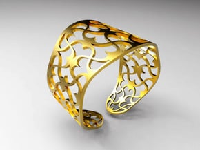 Bracelet Lima Stl in Polished Gold Steel