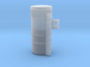 1/24 Peterbilt Air filter Cover RH in Tan Fine Detail Plastic