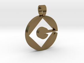 Gru Corp. [pendant]  in Polished Bronze