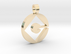 Gru Corp. [pendant]  in 14k Gold Plated Brass
