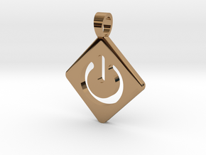 ON / OFF [pendant] in Polished Brass