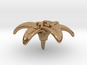 Lily Blossom (Medium) in Polished Brass