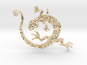 Lizard Dance in 14k Gold Plated Brass