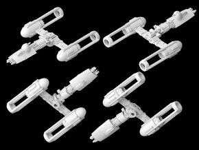 Cantwell's Prototype Y-Wing (1/270) in White Natural Versatile Plastic