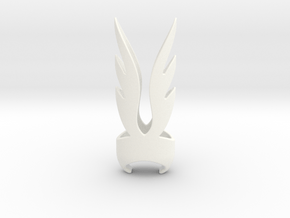 Angel Wings in White Processed Versatile Plastic