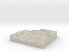 Model of Schoolhouse Canyon in Natural Sandstone