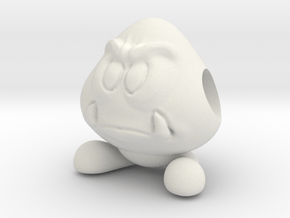 Koopa Goomba in White Natural Versatile Plastic