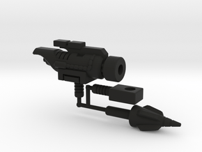 Dinobot Slug's Cannon, 5mm (PotP) in Black Natural Versatile Plastic