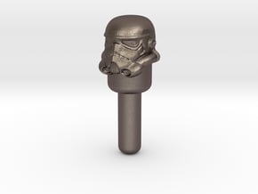 Star Wars Stormtrooper Peg in Polished Bronzed Silver Steel