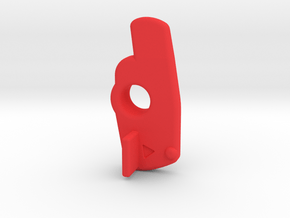 Simple human Trash Sturdy Metal Slide Lock #PD6047 in Red Processed Versatile Plastic
