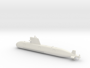 1/350 Scorpene-class submarine1/350 Scorpene-class in White Natural Versatile Plastic