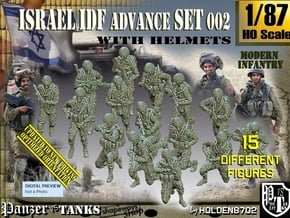 1/87 IDF Infantry Set002 in Tan Fine Detail Plastic