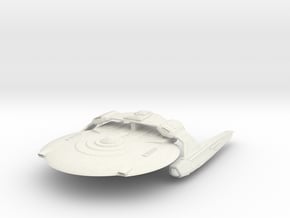 Federatoin  SeaHawk Class  BattleCruiser in White Natural Versatile Plastic