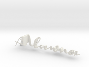 3dWordFlip: Alanna/Jorge in White Natural Versatile Plastic