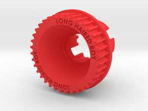 13mm 36T Pulley For Flywheels in Red Processed Versatile Plastic