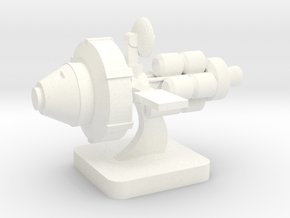 Mini Space Program, Interplanetary Ship 5 in White Processed Versatile Plastic