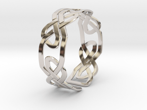 Celtic Knot Bracelet in Platinum: Small