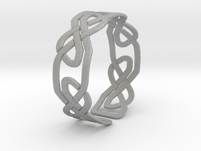 Celtic Knot Bracelet in Aluminum: Large