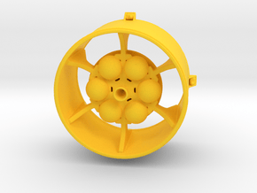LISA Propulsion Module, 1/48 scale in Yellow Processed Versatile Plastic