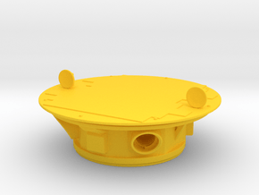 LISA spacecraft, 1/48 scale in Yellow Processed Versatile Plastic
