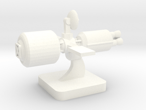 Mini Space Program, Interplanetary Ship 1 in White Processed Versatile Plastic