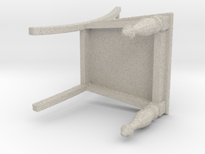 1:12 Chair in Natural Sandstone: 1:8