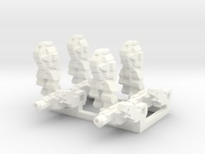 Ares MkIII Squad in White Processed Versatile Plastic
