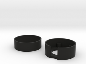 BlastFX - E11 LED and Acrylic Tube Supports in Black Premium Versatile Plastic