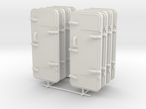 1/48 IJN Watertight Doors Set x8 in White Natural Versatile Plastic
