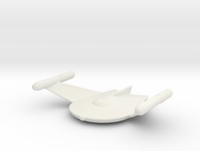 Romulan Bird of Prey TOS era (re-sized) in White Natural Versatile Plastic