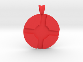 Team Fortress 2 Pendant in Red Processed Versatile Plastic