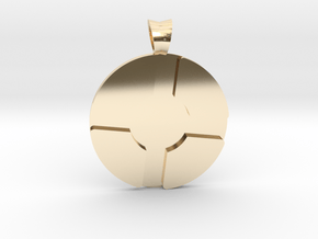 Team Fortress 2 Pendant in 14K Yellow Gold