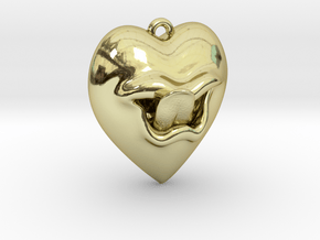 What the heart wants in 18k Gold Plated Brass