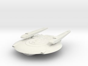 Federation KittyHawk Class V  Cruiser in White Natural Versatile Plastic