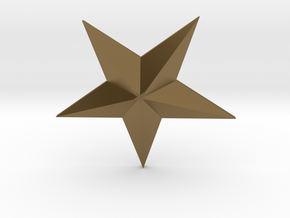 Star in Polished Bronze