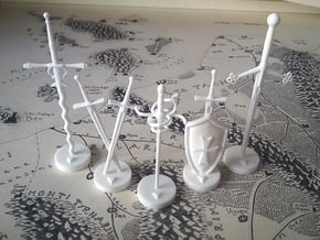 Role Playing Counter: Blades, Special (Set) in White Processed Versatile Plastic