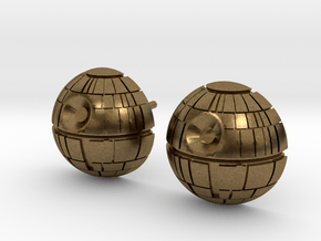 Death Star Studs in Natural Bronze