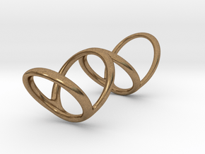 Ring for Bob L1 1 1-4 L2 1 3-4 D1 7 D2 9 1-2 D3 10 in Natural Brass