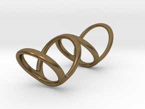 Ring for Bob L1 1 1-4 L2 1 3-4 D1 6 1-2 D2 9 1-4 D in Natural Bronze