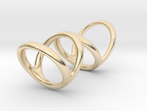 Ring for Bob L1 7-8 L2 1 3-8 D1 5 1-2 D2 6 D3 7_ in 14k Gold Plated Brass