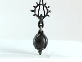 Ball and Chain  in Polished and Bronzed Black Steel
