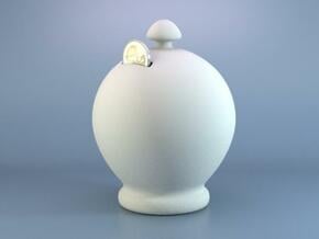 Classical Money Box in White Natural Versatile Plastic