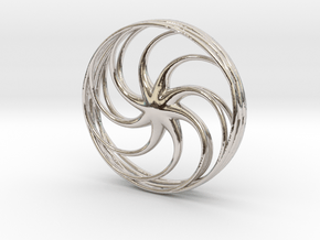 Anemone Pendant in Platinum