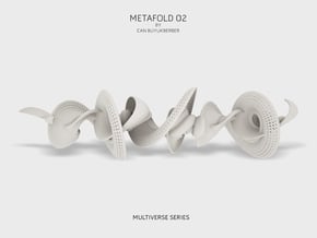 Metafold 02 in White Natural Versatile Plastic
