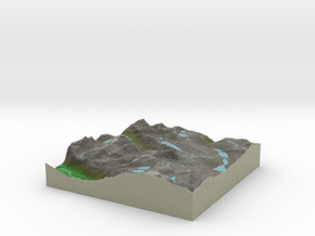 Terrafab generated model Mon Dec 11 2017 13:37:19  in Full Color Sandstone