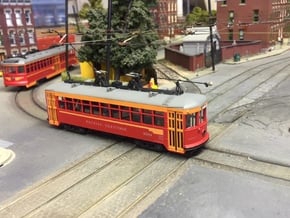 HO Pacific Electric 100 Series Local Car in Smooth Fine Detail Plastic