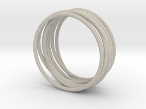 Complex Ring in Natural Sandstone