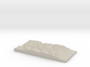 Model of Mount Gardiner in Natural Sandstone