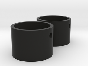 Sentinel Bearing Caps in Black Natural Versatile Plastic