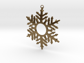 Snowflake Celebration in Natural Bronze